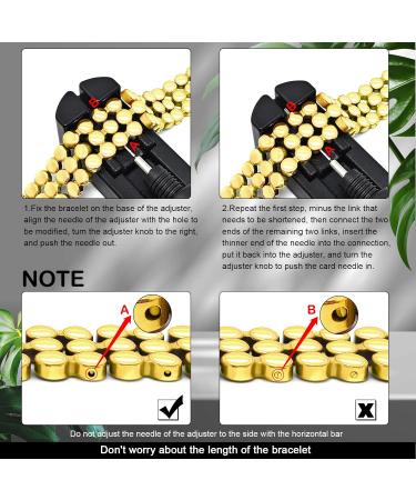 JEROOT 3X Strength Magnetic Bracelet for Women - Titanium Steel Gold Adjustable (3500 Gauss) - International Shipping Available - Buy Online on GoSupps.com