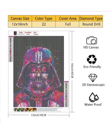 Sonsage Diamond Painting Kit for Adults - 5D DIY Full Drill Gem Cross Stitch Craft 12x16 Inch - A01 Star Design | Home Wall Decor Gift - Buy Online on GoSupps.com