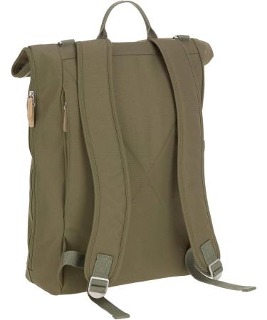 L SSIG Eco-Friendly Diaper Bag with Changing Mat Stroller Attachment & Bottle Holder - Green Rolltop Backpack for Stylish Parents - Buy Online on GoSupps.com