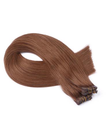 Tape in - on hair extensions - # 5-60cm - 20 bricks 4cm wide / 2.5g - 100% Remy real hair hair extension / extension with adhesive tape Tress by Novon Hair Exentions 20 Tressen - 60cm / 2.5g 50g each