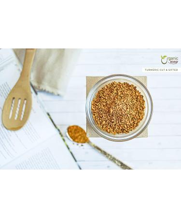 Organic Way Premium Turmeric Root Cut & Sifted 1lb - Immunity Booster Herbal Tea | USDA Certified from India | Non-GMO & Gluten-Free - Buy Online on GoSupps.com