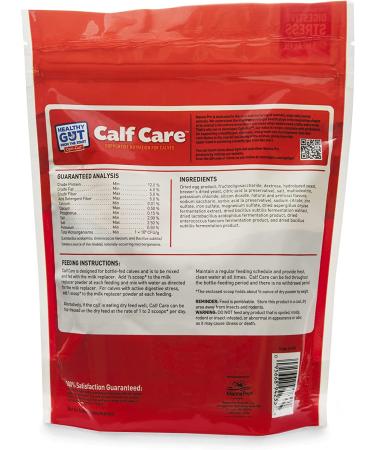 Manna Pro Calf Care: 1lb Calf Milk Replacer with Probiotics for Healthy Gut | Supportive Nutrition Formula - Buy Online on GoSupps.com