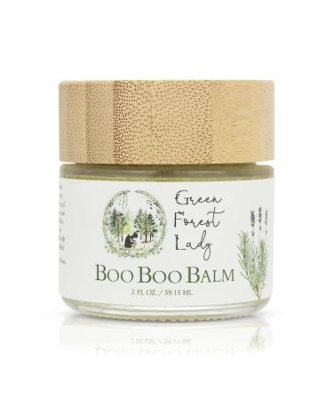 Green Forest Lady-Organic Boo Boo Balm | Baby Care Products | Kid-Friendly Balm | Herbal Relief Everything Balm | 2 FL OZ/59.15 ML