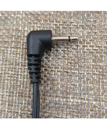 Optimized TENS Unit Wires Replacement Cords - BesCable 3pcs 3.9ft Leads with DC 2.5mm Mini Plug & 2 Snap Connectors for Electrode eStim Pads - Black - Buy Online on GoSupps.com