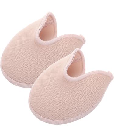 Kallory top ballet pad pads ballet dance shoe pillow knitted fabric-toe cap cover Ballet shoe-toe bag-hemispherical toe protection for forefoot 11x8cm