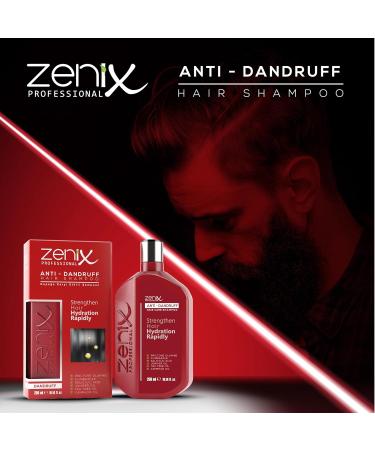 Buy Zenix Shampoo 250ml - Dermatologically Tested Prictone Olamine Climbazole Salicylic Acid & Tea Tree for All Hair Types - International Shipping Available - Buy Online on GoSupps.com