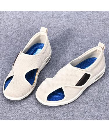 SDEQA Adjustable Diabetic Shoes for Elderly Men - Extra Wide, Comfortable, Lightweight - Buy Online on GoSupps.com