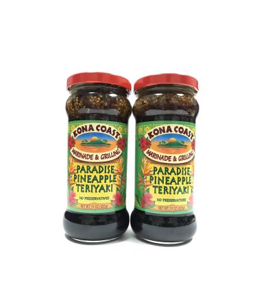 Kona Coast Paradise Pineapple Teriyaki Sauce 15 Oz | 2 Pack 15 Fl Oz (Pack of 2)