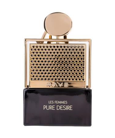 Lattafa Rave Pure Desire Gold for Women Eau de Parfum Spray 3.4 Ounce