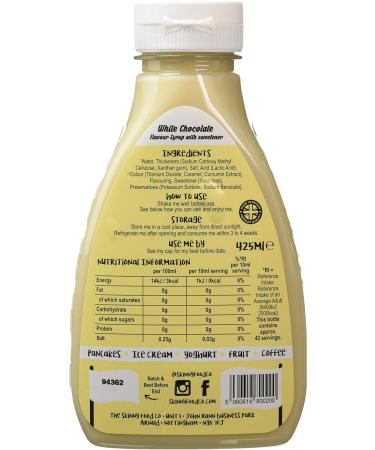The Skinny Food Co. White Chocolate Skinny Syrup 425ml - Delicious Skinny Sauce - Buy Online on GoSupps.com