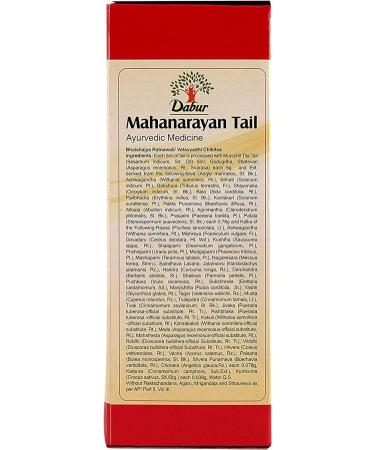 Dabur Mahanarayan Oil 100ml - Premium Ayurvedic Pain Relief | International Shipping Available - Buy Online on GoSupps.com
