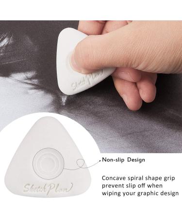 Zonon 12-Piece Drawing Art Eraser Set - Various Shapes for Artists, Painting, Sketching - White Kneaded Erasers for Precision Erasing - Buy Online on GoSupps.com