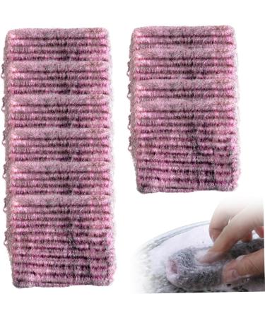 10 Sheets Scrub Sponges Pre-Soaped Scratch-Free Kitchen Cleaning Wool Scrubber Grease Removal Degradable Rust Removal Dish Sponges Cleaning Supplies - Buy Online on GoSupps.com