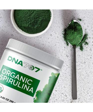 Premium Organic Spirulina Powder - 250g (8.82 oz) | Non-GMO Blue Green Algae | 83 Servings | Raw & Vegan - Buy Online on GoSupps.com