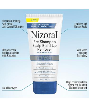 Nizoral Pre-Shampoo Scalp Build-Up Remover - Exfoliates, Renews & Prepares for Anti-Dandruff Treatment 5 oz - Buy Online on GoSupps.com