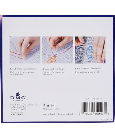 DMC CR9113 Waste Canvas 12x18-Inch 10 Count - Cross Stitch Fabric for DIY Projects - Buy Online on GoSupps.com