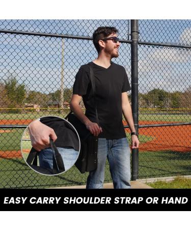 OSPORTIS Stadium Seats for Bleachers  Bleacher Seats with Padded Active Foam Backs and Cushion  Portable Stadium Seats with Back Support and Shoulder Strap BLACK 1 - Buy Online on GoSupps.com