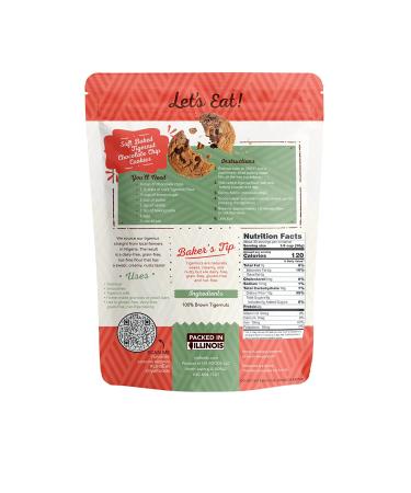Iya Foods Fine Tigernut Flour - 100% Brown Tigernuts, Plant-Based, Grain-Free, Gluten-Free, Nut-Free, Dairy-Free, Non-GMO Paleo Flour - 2 lb. Bag - Buy Online on GoSupps.com