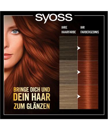  Syoss Syoss Oleo Intense Oil Hair Color 5-77 Brilliant Copper Red Level 3 (115 ml) Permanent Hair Color with Nourishing Oil Ammonia-Free - Buy Online on GoSupps.com
