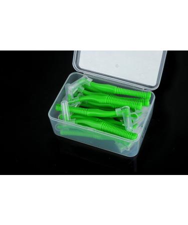 cleanpik interdental brush 0.8MM20 piece / box L-type tooth brush orthodontic toothbrush teeth teeth brush teeth gap brush - Buy Online on GoSupps.com