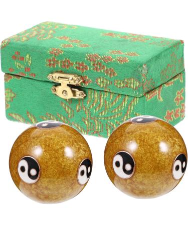 Healeved 6-Stk Metal Massage Balls - Hand Rollers & Gymnastics Tools for Fitness Training - Buy Online on GoSupps.com