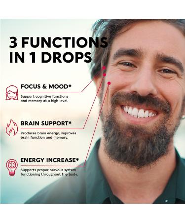 Nutraharmmony Vitamin B12 Liquid 5000mcg - Vegan Methylcobalamin Drops for Energy, Focus & Mood - Made in USA - 2oz Bottle - Buy Online on GoSupps.com