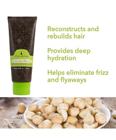 Macadamia Natural Oil Deep Repair Masque - 3.3 fl oz - Pack of 1 - Buy Online on GoSupps.com
