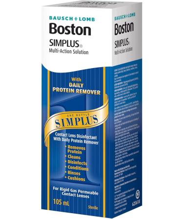 Bausch & Lomb Boston Simplus Multi-Action Solution 105ml - Buy Online on GoSupps.com