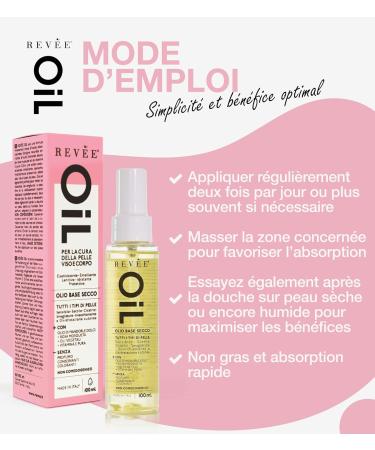 REV E OIL - Sweet Almond Oil & Mossy Rose for Body and Face Moisturizing Elastic and Protective with Vitamin E Non-Comedogenic - Treatment for Dry Skin Scars & - Buy Online on GoSupps.com