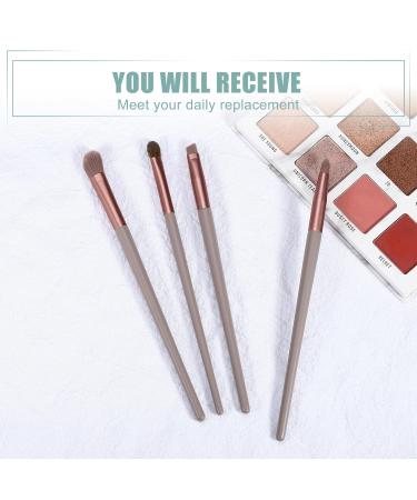 Buy VOCOSTE 4pcs Makeup Brush Set - Face Concealer Eyeshadow Smudger & Highlighter Brush | Eco-Friendly Wooden Handles - Buy Online on GoSupps.com