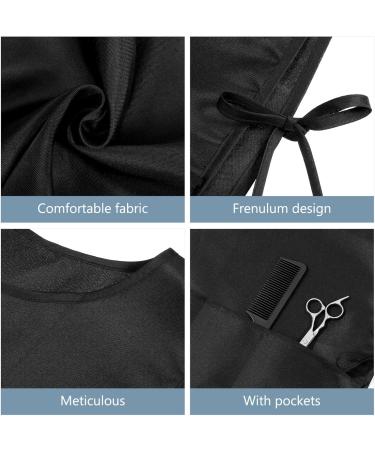 MAGICLULU Unisex Apron Waterproof Hair Cutting Salon Apron Adjustable Multi Function Cobbler Apron with Pockets for Hairdressers Cosmetology Cooking Kitchen Chef Apron - Buy Online on GoSupps.com