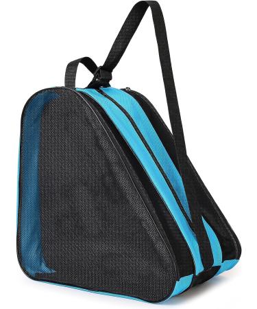 Breathable Roller Skate Bag | Adjustable Strap | Oxford Cloth | Blue | Unisex Adults & Kids - Buy Online on GoSupps.com