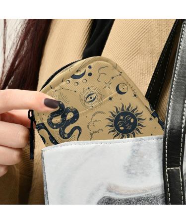 Magic Snake Sun Moon Pill Organizer | 7-Day Travel Pill Case | Compact & Modern Weekly Dose Pouch | Removable Compartments | Ideal for International Shipping - Buy Online on GoSupps.com