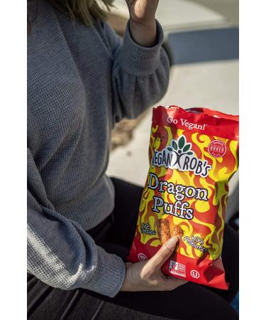 Vegan Rob's Probiotic Dragon Puffs 21 Oz - Pack of 6 - Buy Online on GoSupps.com