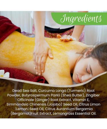 AMVital Turmeric Skincare Bundle: Turmeric Body Scrub (220g) & Turmeric Face Serum (30ml) - Natural Exfoliating and Hydrating Skincare Set - Buy Online on GoSupps.com