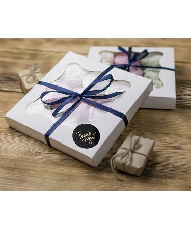 500 Self-Adhesive 2 Thank You Stickers | Waterproof with Gold Foil Design - Perfect for Small Businesses | 4 Classic Colors - Buy Online on GoSupps.com