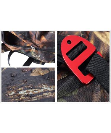 UNISTRENGH Waterproof Climbing Gear Storage Backpack - 500D Anti-Tear Oxford Pouch for Mountaineering Camo | Safety Rope Equipment - Buy Online on GoSupps.com