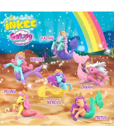 Buy Inkee Galupy Mermaid Bathing Ball Surprise Inside Mussel Shape Mermaid Figures & Cotton Candy Aroma | Ideal Gift for Kids International Shipping Available - Buy Online on GoSupps.com