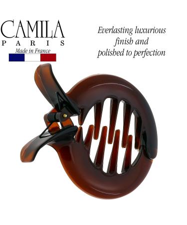 Camila Paris CP1362 French Hair Clips - Stylish Durable Hair Claw for Women/Girls - Strong Hold, No Slip Grip - Made in France (Tortoise Shell) - Buy Online on GoSupps.com