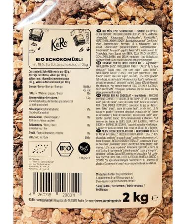 Choir KoRo Bio vegan chocolademuesli 2 kg - Buy Online on GoSupps.com