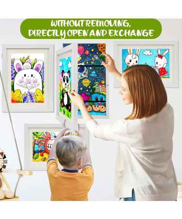 Yizemay A4 Children's Picture Frame - Perfect for Kids' Drawings | White Frame for Children's Art - Buy Online on GoSupps.com
