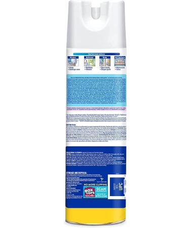 Lysol Disinfectant Spray 19oz, Lemon Breeze - Pack of 2 - Buy Online on GoSupps.com