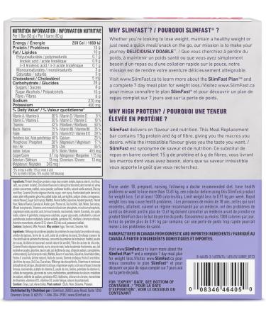 Case of 12 Boxes of Slimfast Bake Shop Meal Replacement Bars with 15g of Protein & 5g Fiber 5 - 60g Bars per Box and 12 Boxes per case 60 Bars Total Peanut Butter Caramel Bar - Buy Online on GoSupps.com
