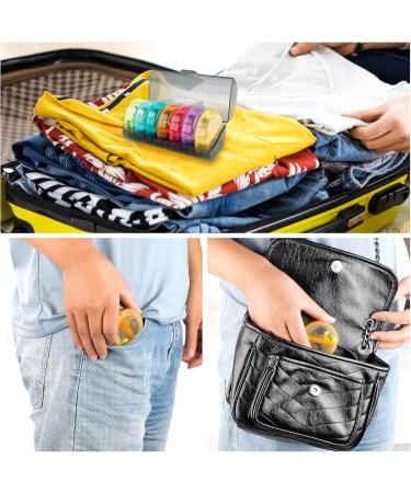 IEKEODI Weekly Pill Box - 2 Times a Day 7-Pack Travel Organizer for Medicine Vitamins Supplements - Buy Online on GoSupps.com