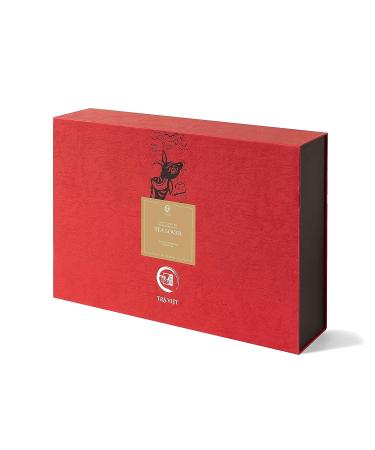 TRAVIET Luxury Tea Gift Set | Best Collection for Tea Lovers | Ginger, Jasmine, Oolong Tea - Gift Box - Buy Online on GoSupps.com