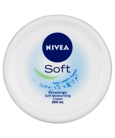 Nivea Soft Refreshingly Soft Moisturizing Cream 200ml - Hydrating Skin Care for All Skin Types - Buy Online Internationally - Buy Online on GoSupps.com