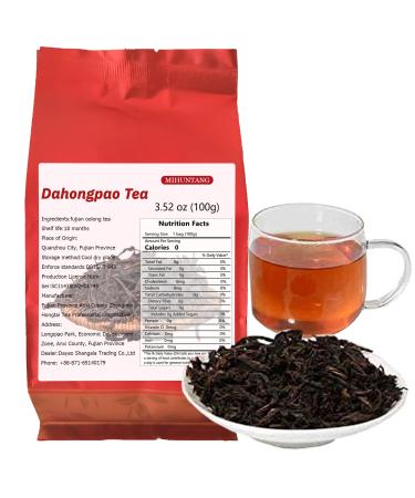 MIHUNTANG Dahongpao Oolong Tea 100g Wuyiyan New Roasted Loose Leaves Dahongpao Alpine Oolong Tea