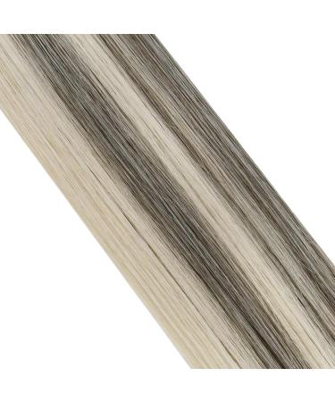 Moresoo Real Hair Tape Extensions - Virgin Invisible Hair Extensions 50cm 12.5g From Black to Blond Remy Quality - New Technology 5 Pieces - Buy Online on GoSupps.com