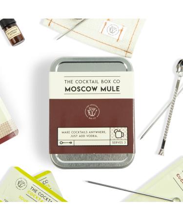 Moscow Mule Cocktail Kit - The Cocktail Box Co. Premium Cocktail Kits - Make Hand Crafted Cocktails. Great gift for any cocktail lover and makes the perfect travel companion! (1 Kit)