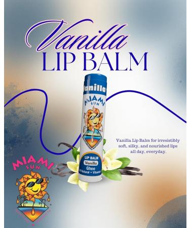 Miami Sun Lip Balm Mixed Flavors: Orange Vanilla Mixed Berry Unflavored 100% Natural with Ghee Avocado Oil Non-Toxic Best for Dry Chapped Lips - Moisturizing Healing Chemical-Free (12 pcs) - Buy Online on GoSupps.com